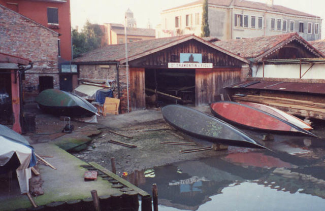 Squero Venezia anni settanta